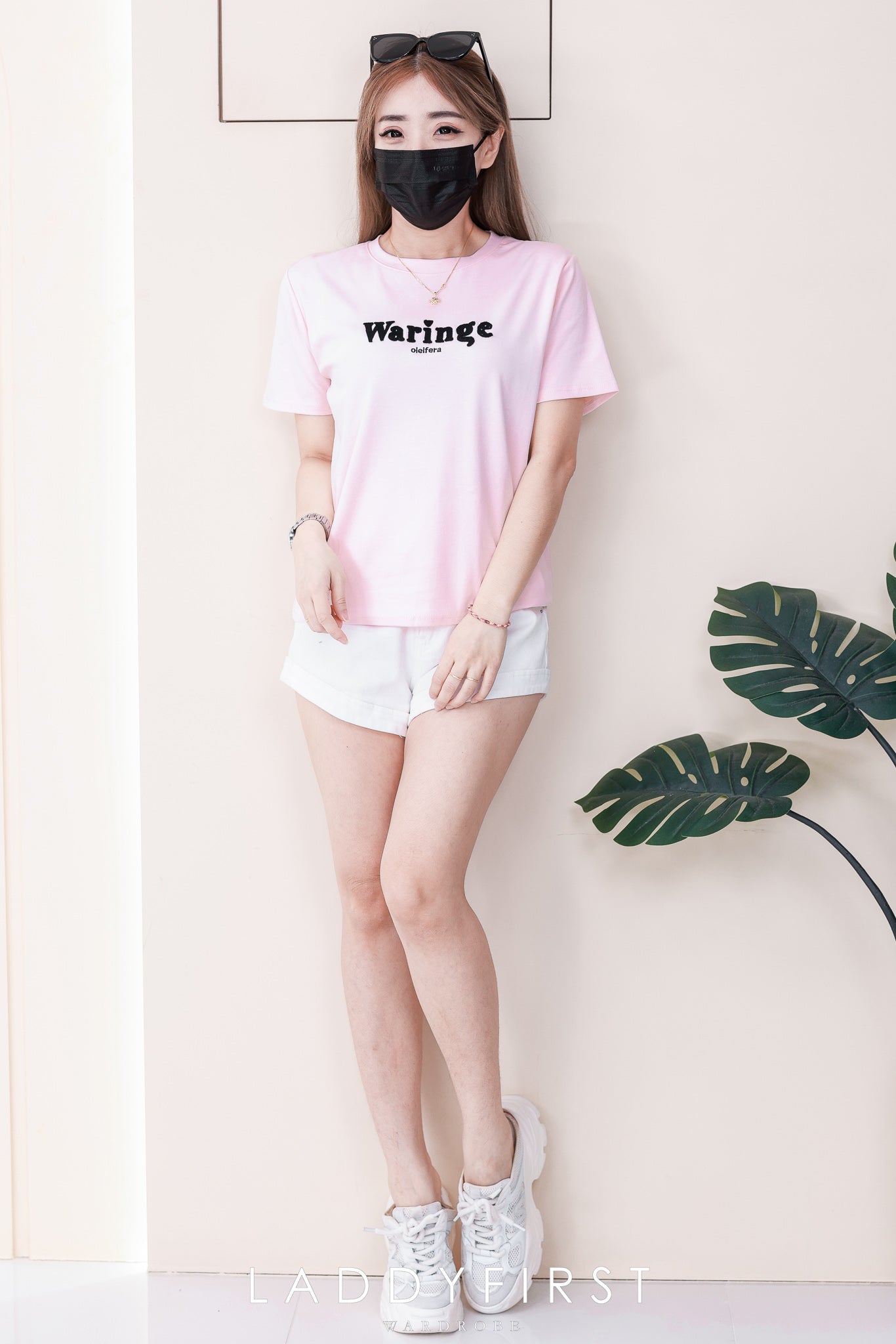 【T8087】🧧 宠粉福利回馈 🧧  高品质纯棉弹力圆领短袖刺绣字母日常简约休闲百搭上衣 ❤❤ 【A-R1-C1】