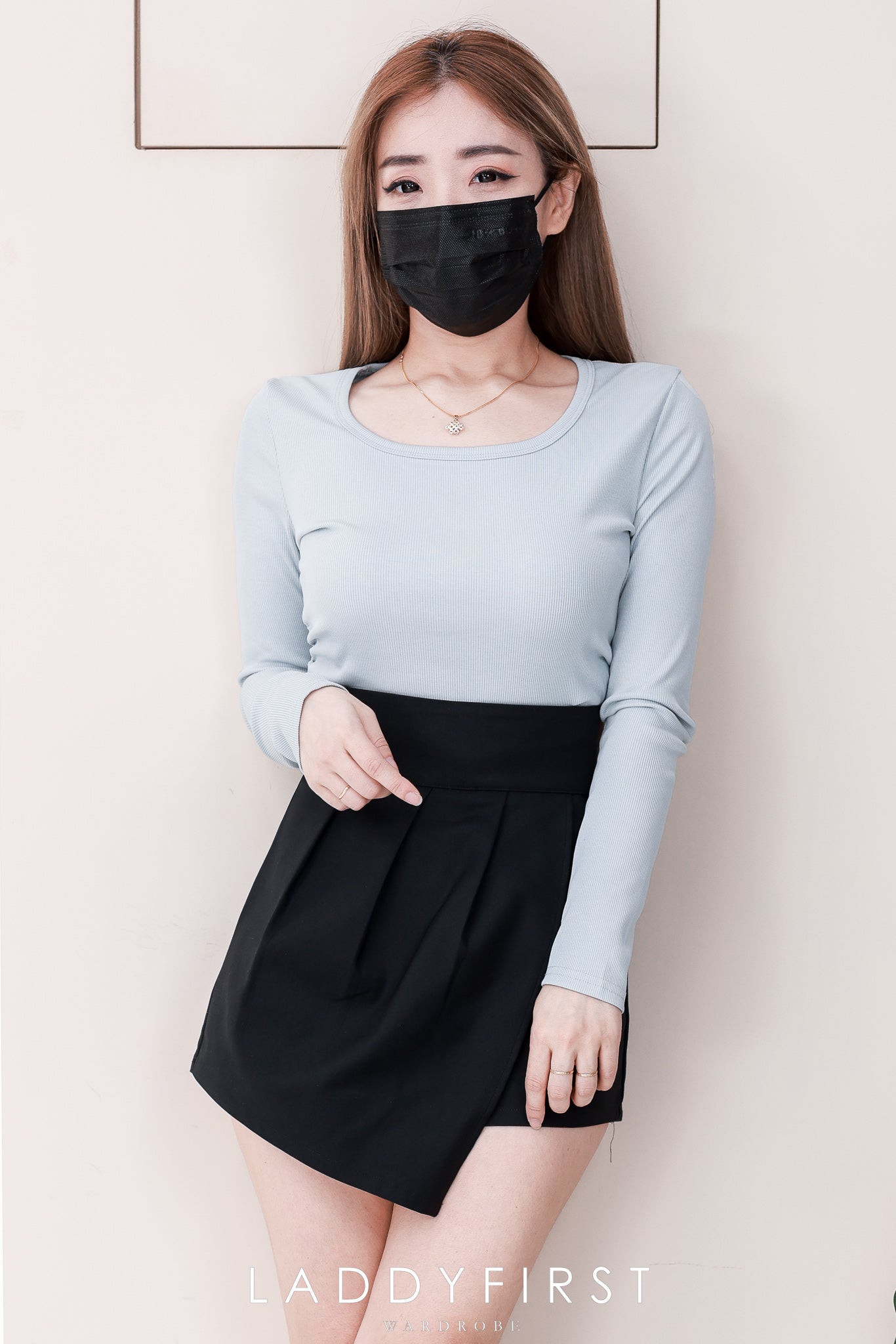 【S077】高品质简约又好看前裙后裤西装高腰百搭裤裙，有口袋 ❤️❤️ 【A-R2-C5】
