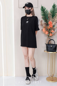 【O1166】高品质三件套男女同款圆领短袖三叶草刺绣Oversized 休闲上衣➕帽子➕袜子 ❤❤【A-RU-1】