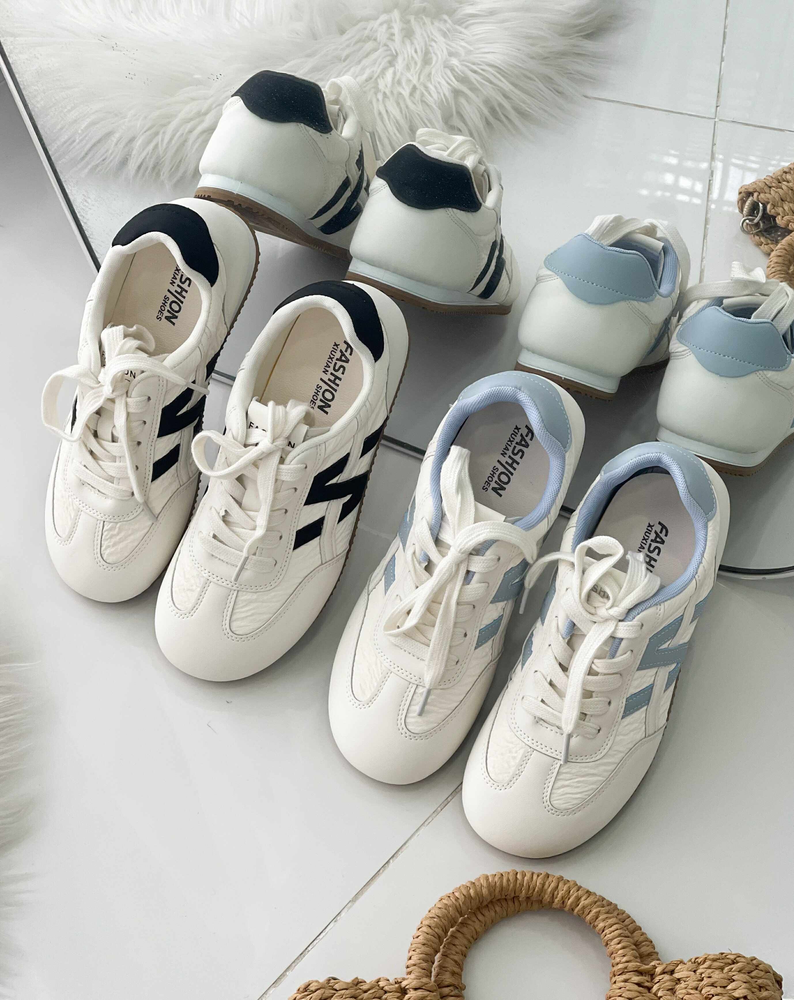 【RA032】✨现货✨ 高质量复古风休闲百搭德训鞋子 ❤️