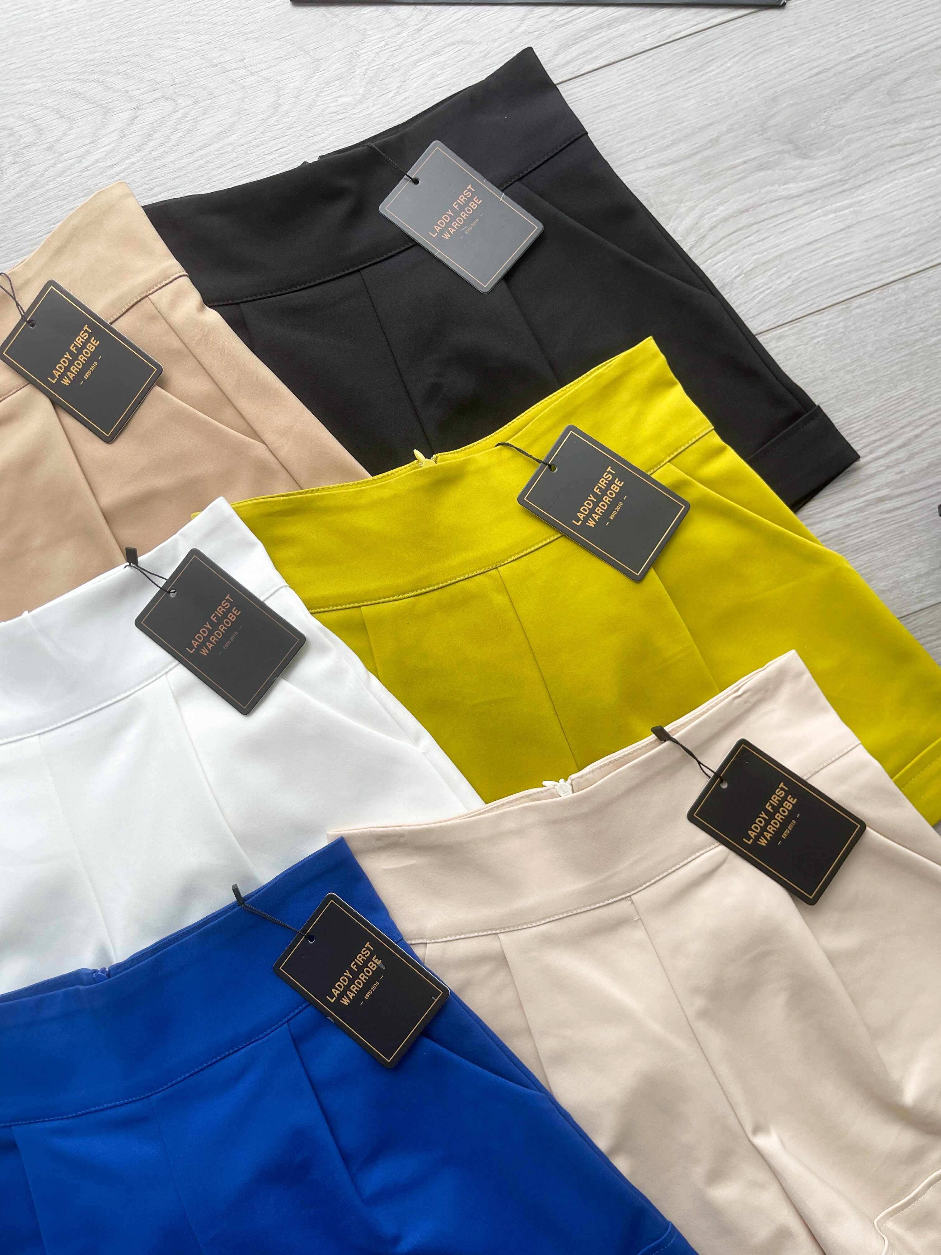 【S6422】✨独家爆单王✨ 独家定制款高品质简约日常西装万能高腰阔腿百搭短裤，有口袋 后中拉链 ❤️❤️