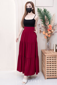 【L1657】【网站福利款✨】独家爆款百褶蛋糕西装垂感大摆韩版长裙【A-R3-C4】