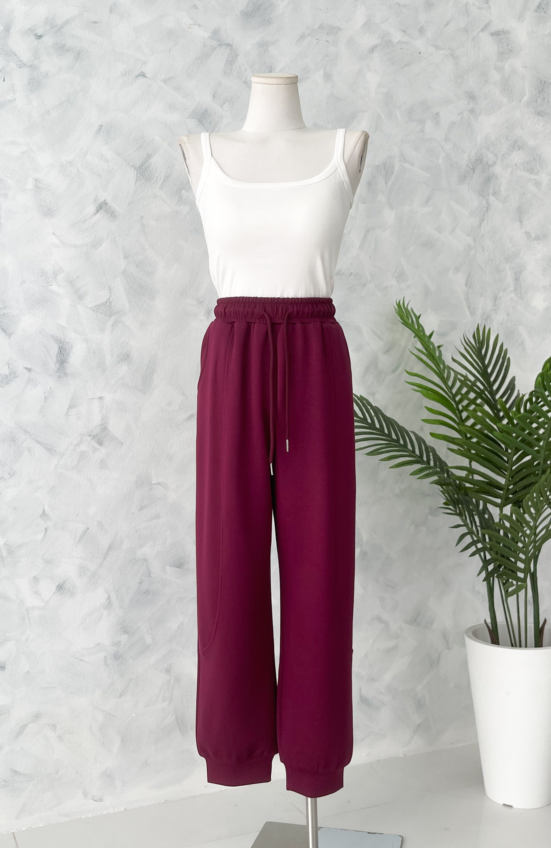 【L1192】高品质空气棉松紧腰弹力运动休闲长裤，有口袋 ❤️❤️