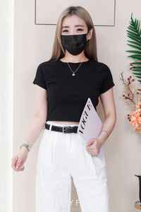 【T80792】【直播间搭配款】独家爆款高品质纯棉弹力圆领短袖简约日常百搭款上衣 #衣柜必入手百搭款 ❤❤【A-R3-C2】