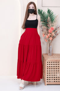 【L1657】【网站福利款✨】独家爆款百褶蛋糕西装垂感大摆韩版长裙【A-R3-C4】