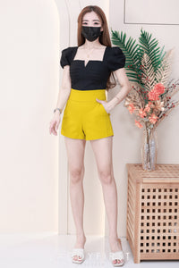 【S80194】🧧 宠粉福利回馈 🧧 【LFW独家爆款】万能西装高腰休闲百搭短裤，有口袋 后中拉链，内层加里布【B-R2-C2】