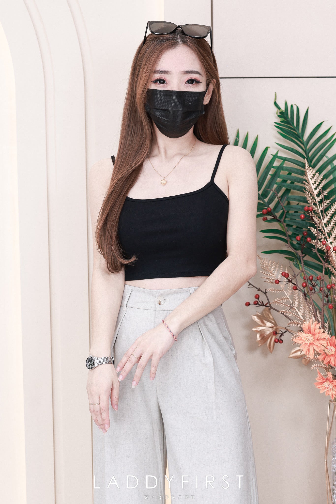 【L8820】西装垂感高腰阔西装高腰长裤，有口袋 ❤️❤️