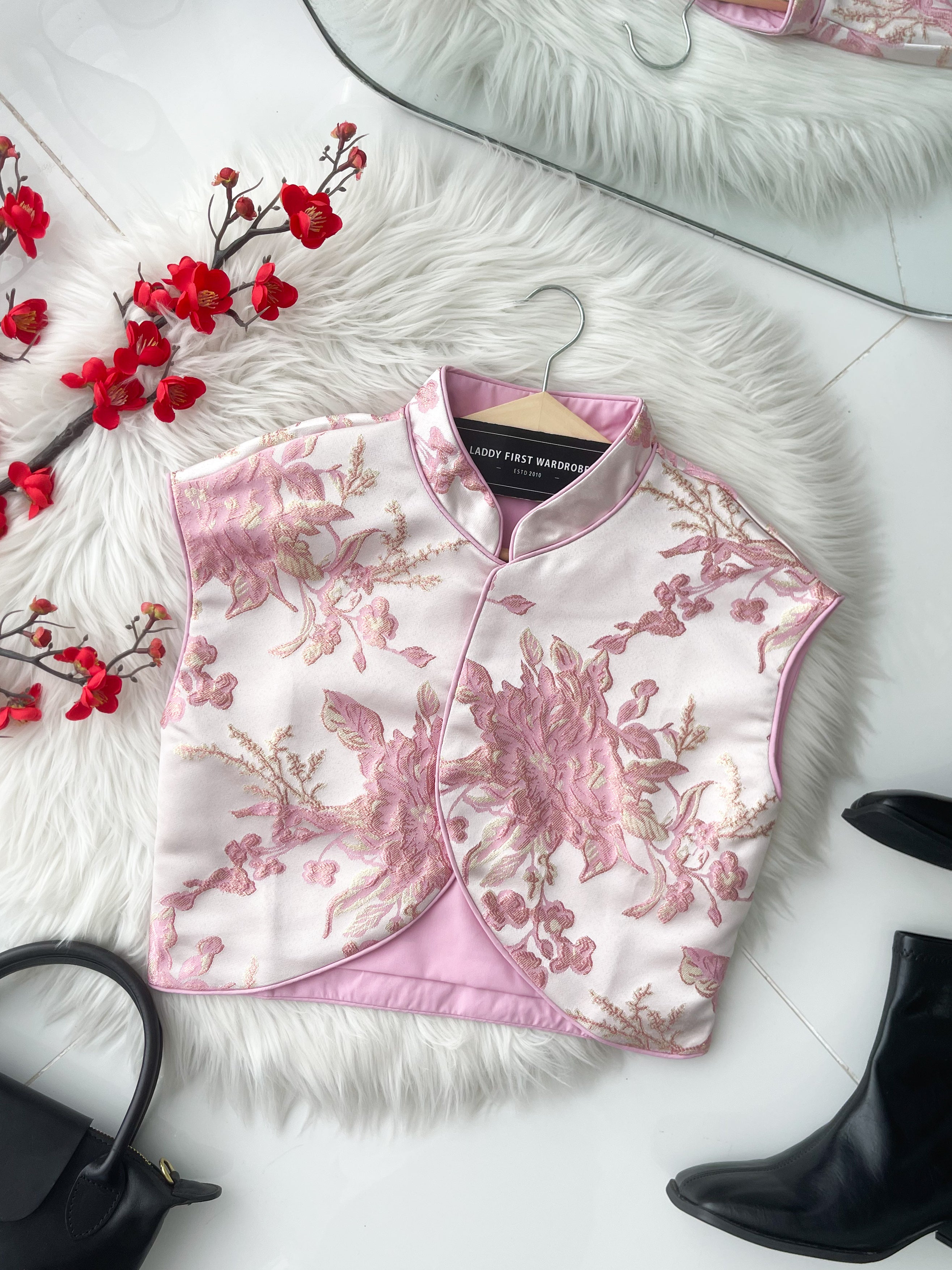 【T98814】高品质新中式提花旗袍上衣 ❤❤