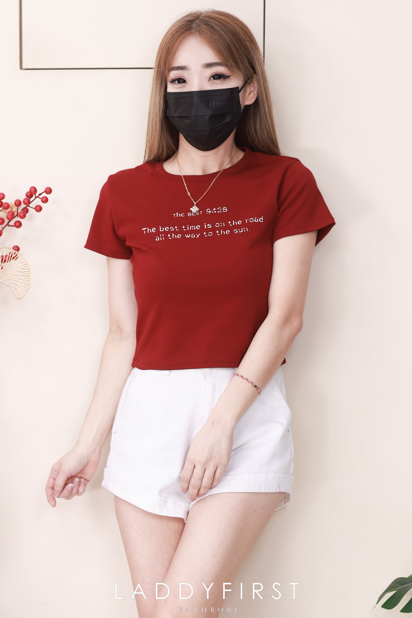 【T9017】高品质印图字母纯棉弹力圆领短袖日常简约休闲百搭上衣 ❤️ 【A-R1-C3】