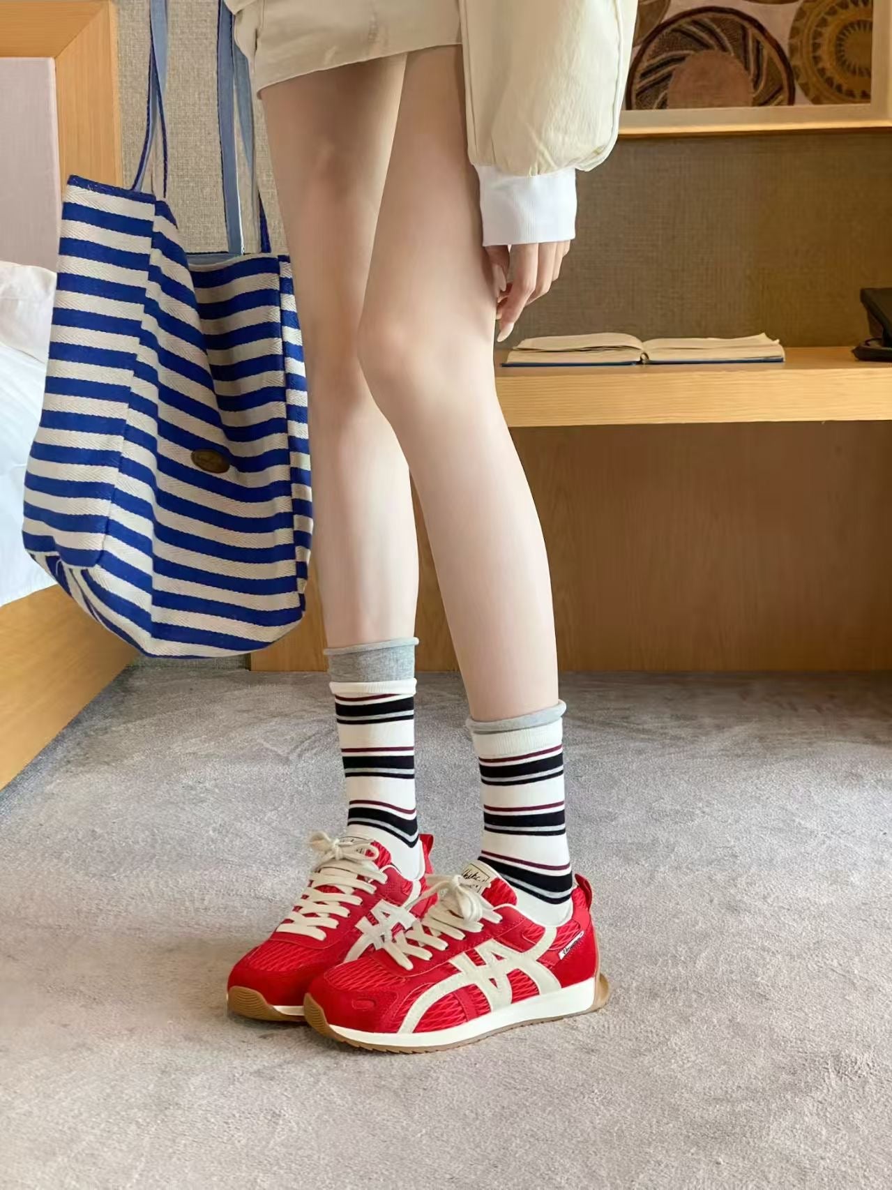 【R851-5】🔅精选预售款🔅 高质量百搭透气休闲厚底阿甘鞋子 ❤️