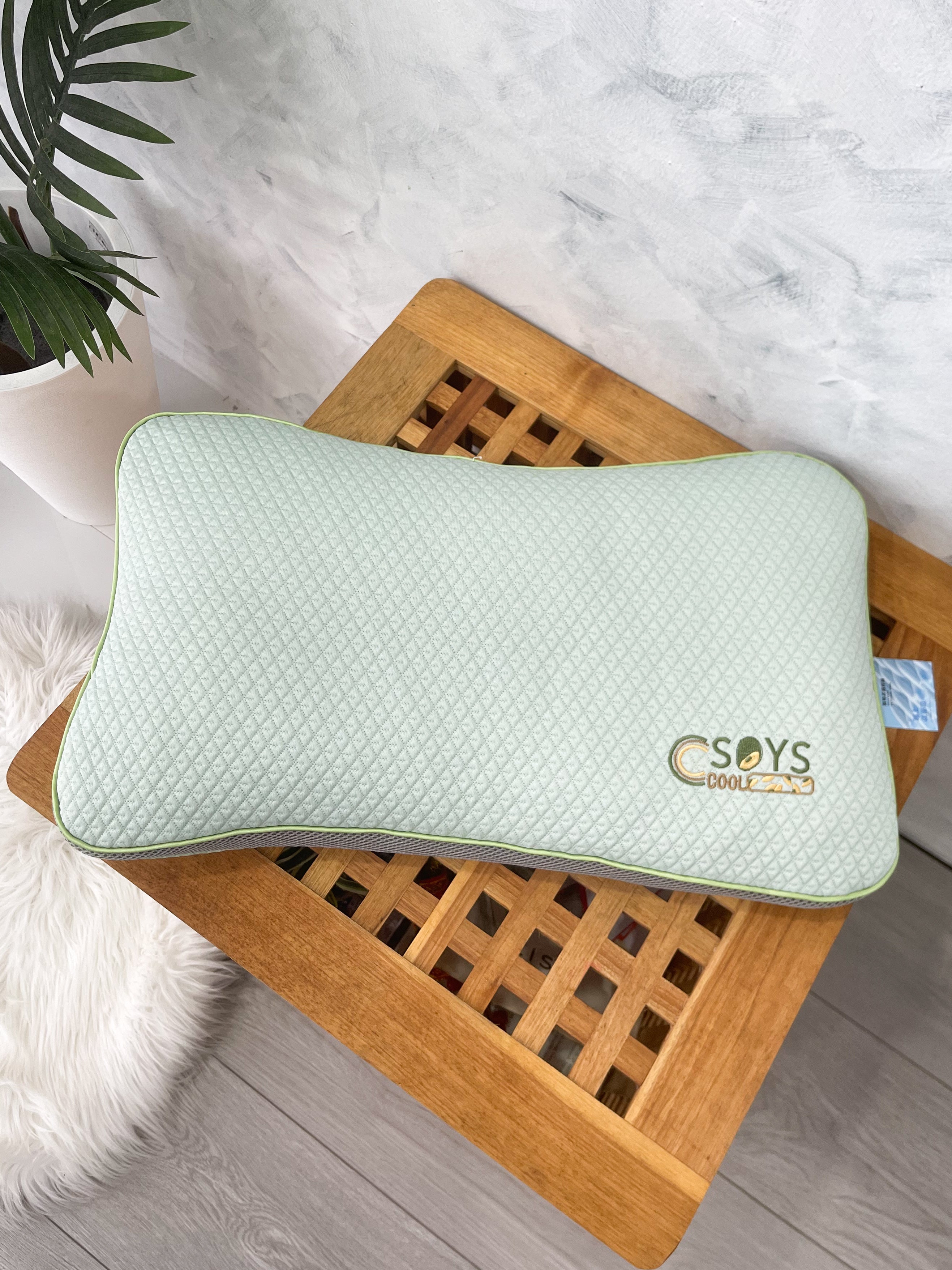 【P60032】高品质凉而不冰立体亲肤冰豆豆枕头 ❤️❤️