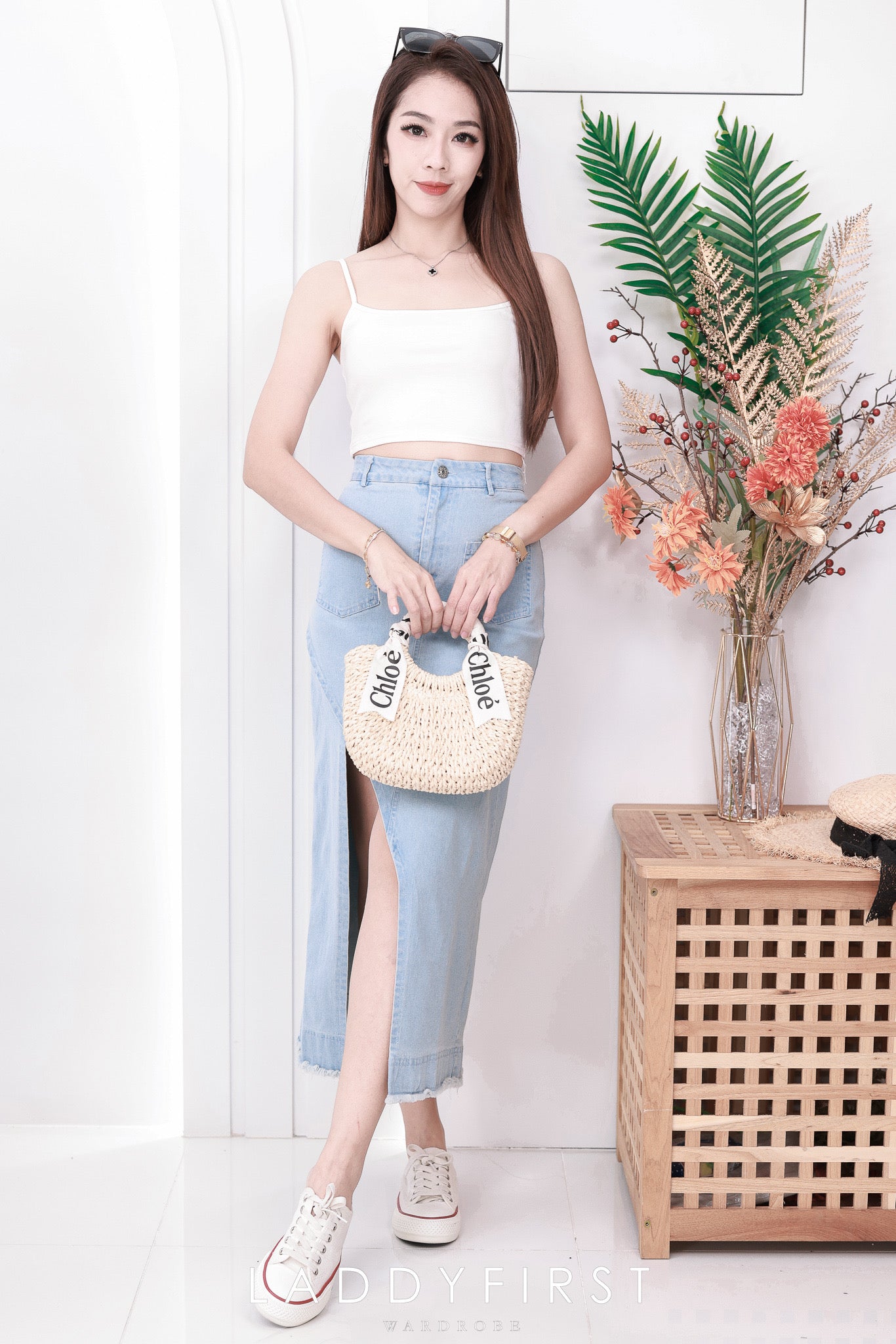 【T3395】独家爆款方领无袖肩带纯棉弹力内搭上衣 ❤❤ 【B-R2-C1】