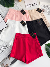 【S3478】独家爆款高品质万能系列休闲简约日常百搭款西装高腰短裤，有口袋 #内层加里布 #必备百搭款 #高腰显瘦 ❤️❤️ 【A-R2-C4】