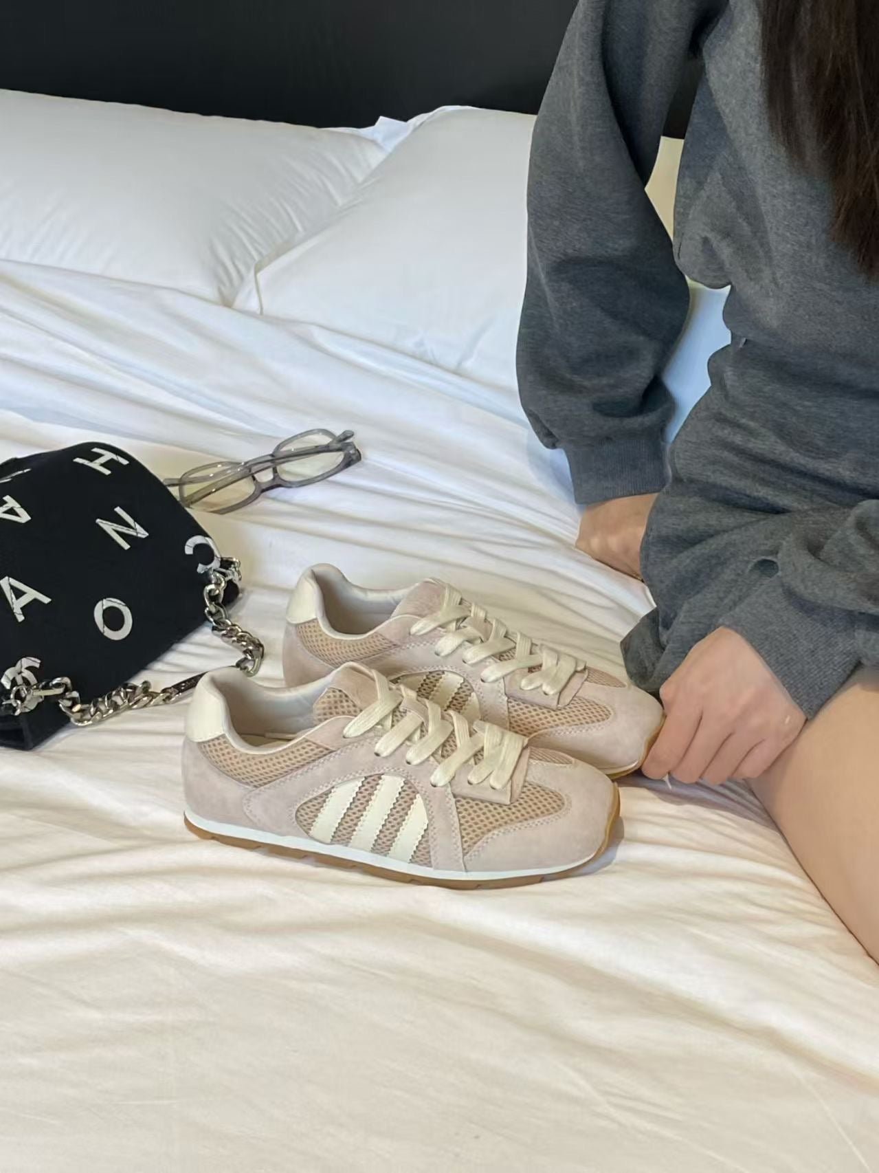 【R272-3】🔅精选预售款🔅 高质量经典款韩系街头风软底复古真皮休闲德训鞋子 ❤️