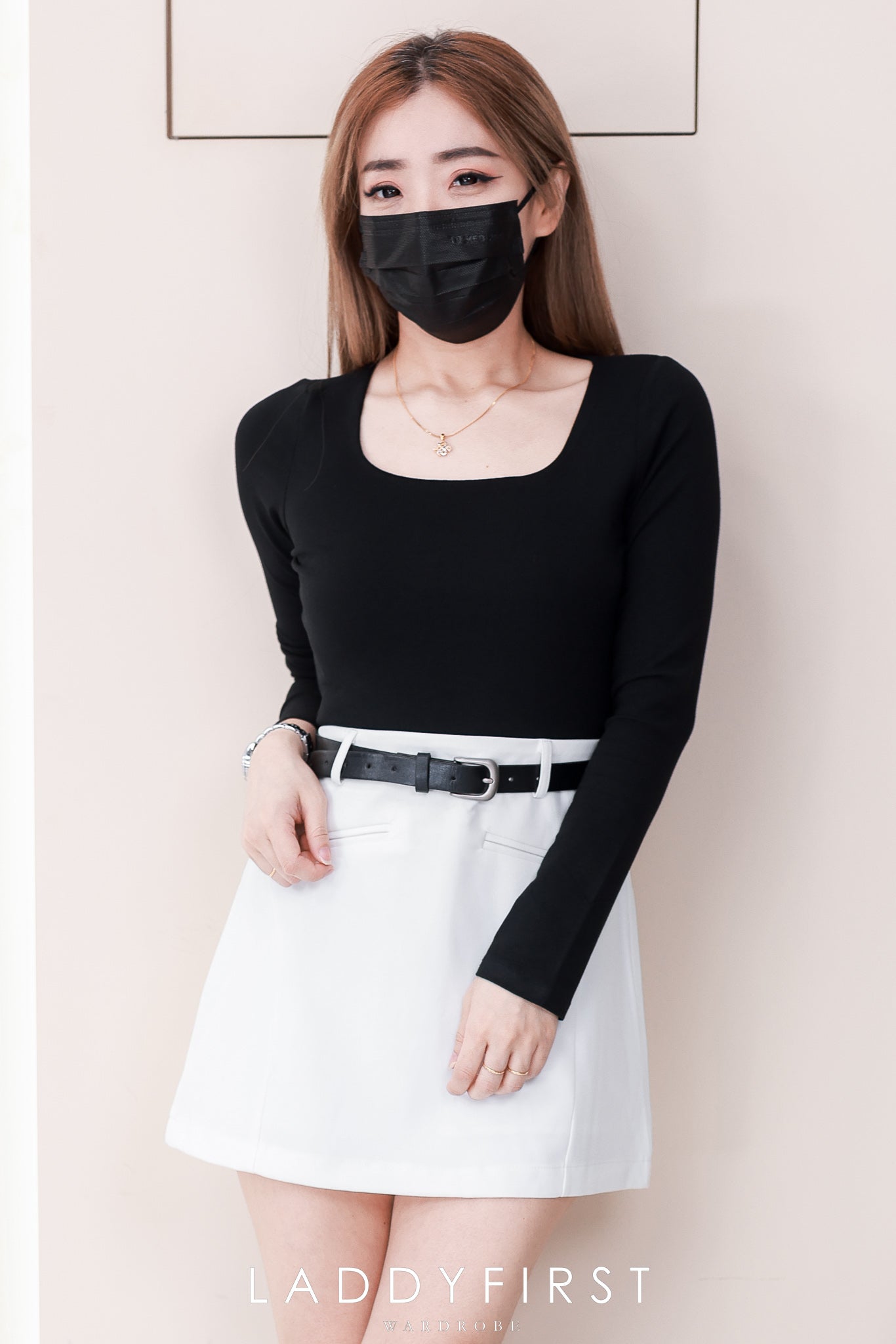 【S120020】高品质前后裙锦棉时装高腰百搭裙子，内层有里布短裤 ❤️❤️