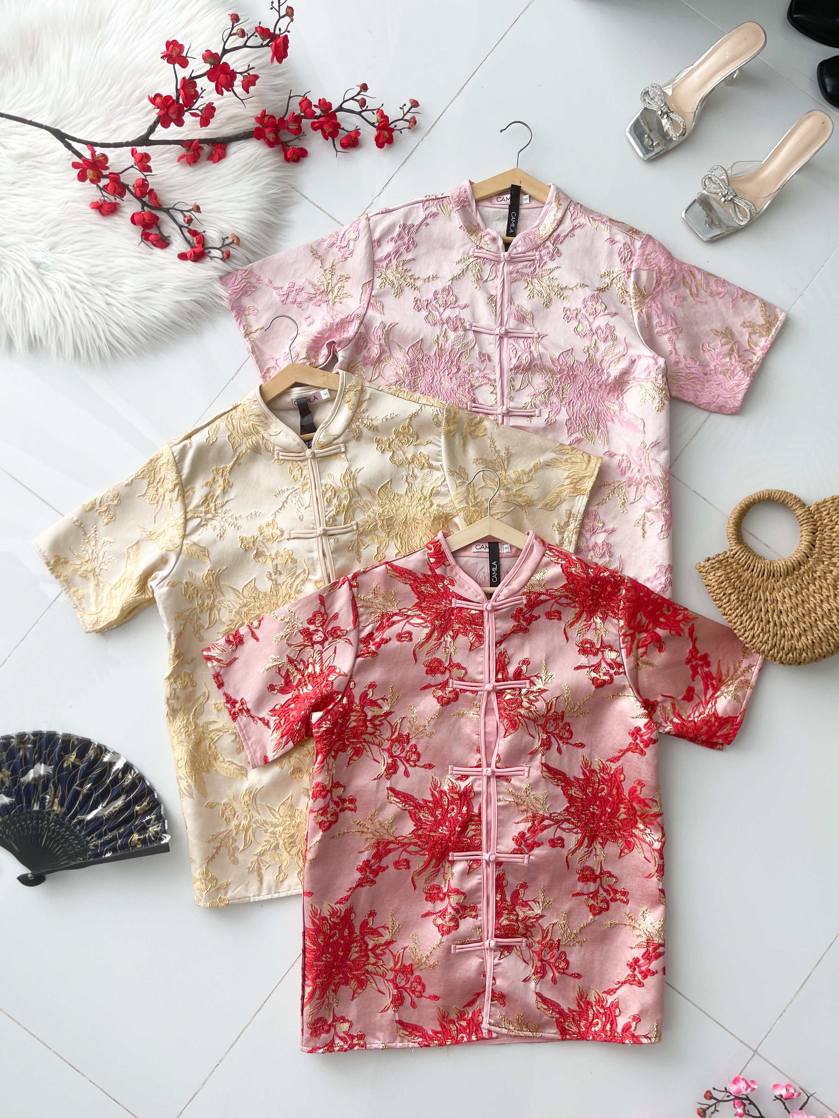 【T14312 / 91319】高品质高端气质男款唐装提花旗袍上衣 ❤❤