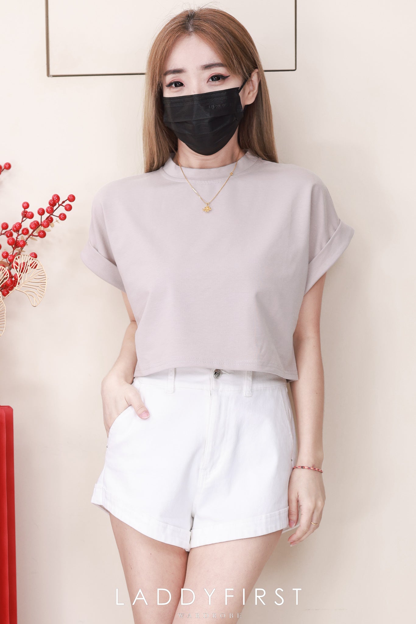 【T80525】高品质纯棉弹力短版宽松舒服短袖百搭上衣 ❤❤