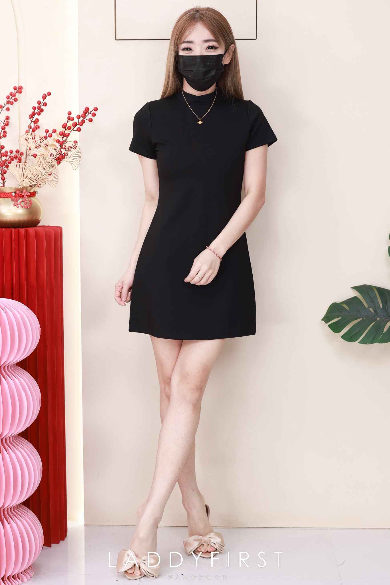 【D2616】高品质厚实罗马修身显腰型简约百搭连身裙子 ❤️❤️