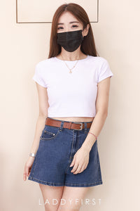 【T80792】【直播间搭配款】独家爆款高品质纯棉弹力圆领短袖简约日常百搭款上衣 #衣柜必入手百搭款 ❤❤【A-R3-C2】