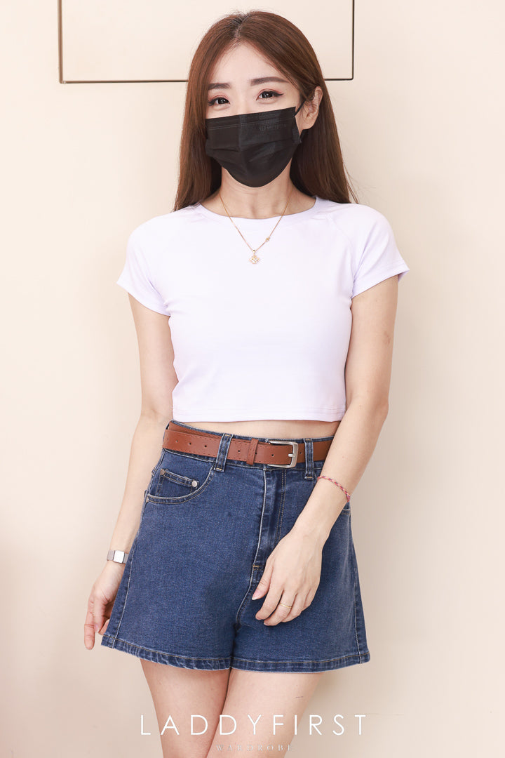 【T80792】【直播间搭配款】独家爆款高品质纯棉弹力圆领短袖简约日常百搭款上衣 #衣柜必入手百搭款 ❤❤【A-R3-C2】