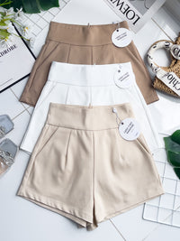 【S68210】LFW独家爆款【万能姐姐】高品质万能系列休闲简约日常百搭款西装高腰短裤，有口袋 #人人必入手 #必备百搭款 #高腰显瘦 ❤️❤️ 【C-R2-C6】
