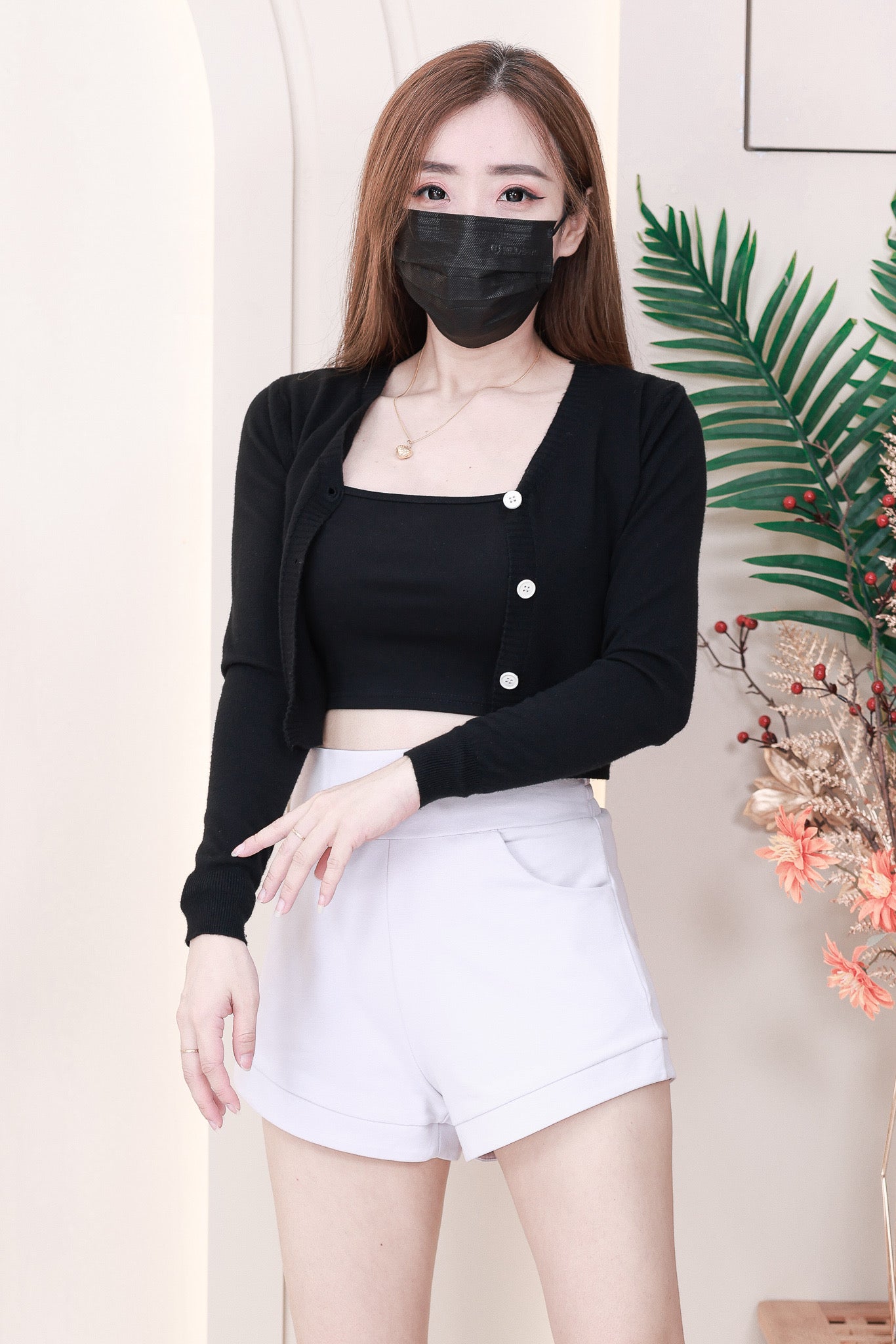 【S80484】独家爆款多巴胺色系卫衣棉质后副松紧弹力高腰休闲百搭短，有口袋 ❤️❤️