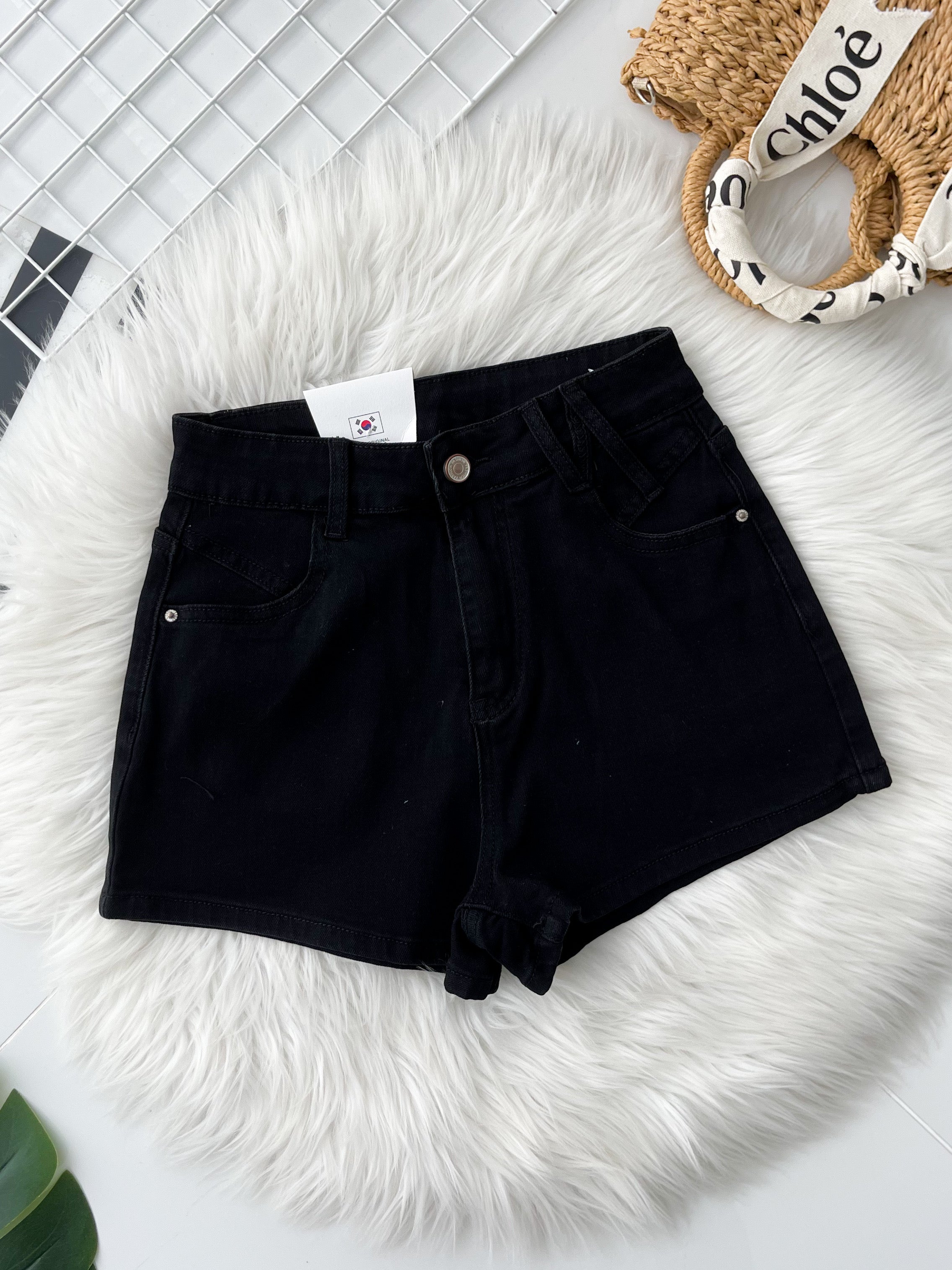 【S8113】高品质COTTON JEANS牛仔弹力日常简约休闲百搭短裤，有口袋 ❤️❤️