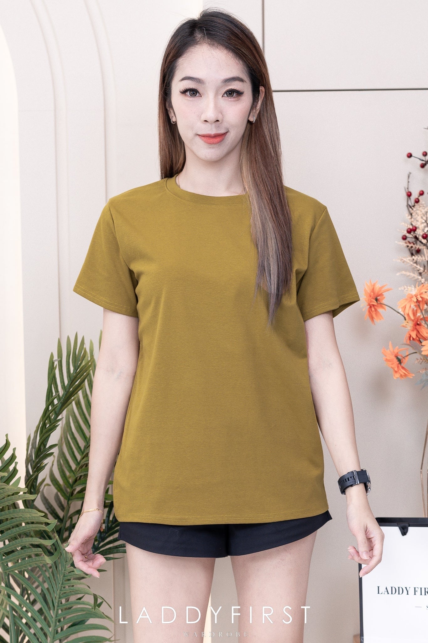 【T6802】高品质圆领短袖纯棉超弹力休闲百搭上衣 #多色选择 #百搭必备 ❤❤