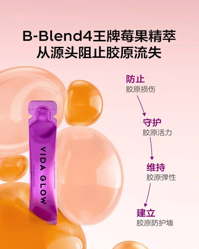 【P705】💥新会员限时专享💥✨养成美白肌✨ VIDA GLOW 美白胶囊+胶原蛋白肽饮/粉组合 💛