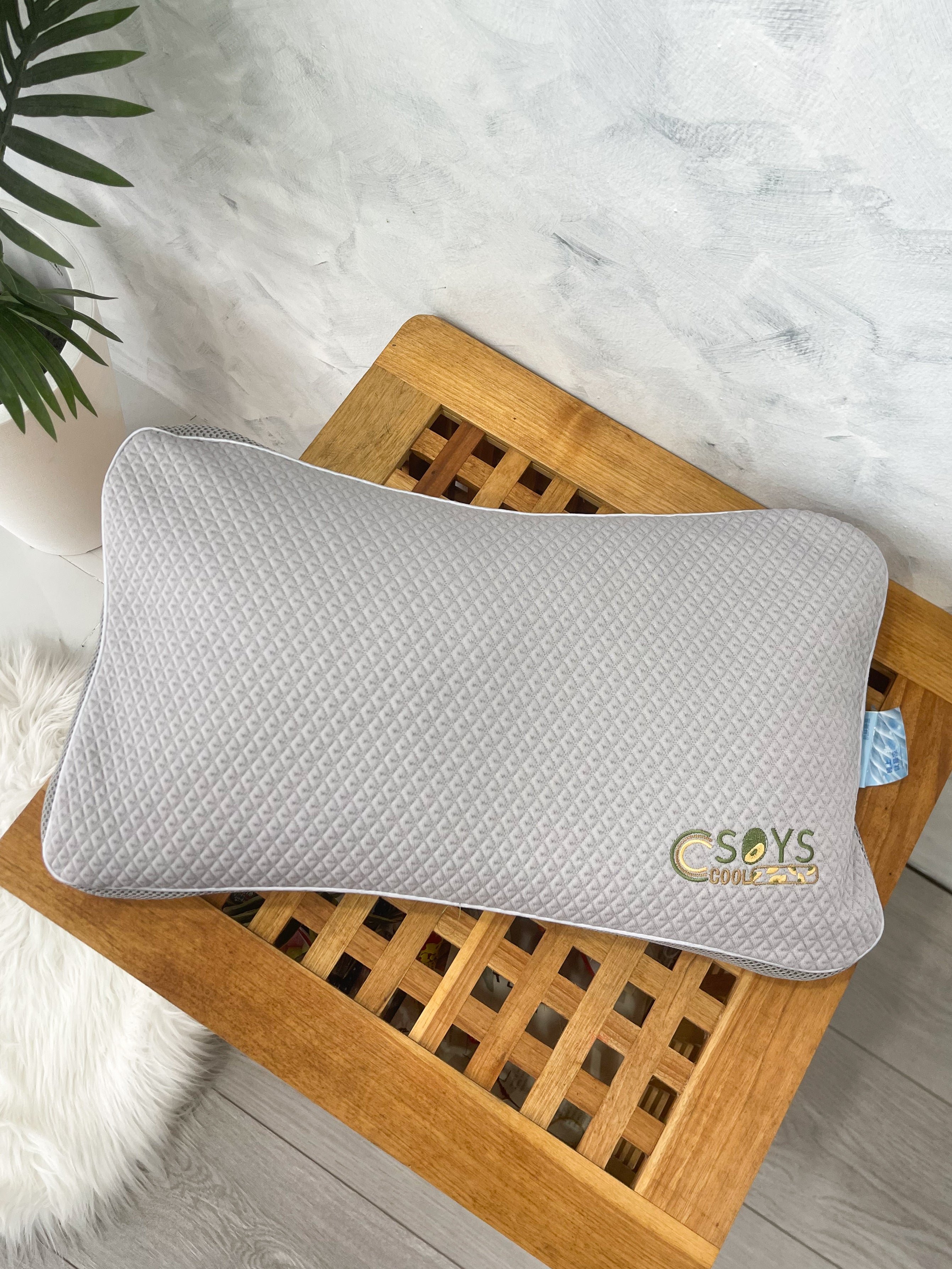 【P60032】高品质凉而不冰立体亲肤冰豆豆枕头 ❤️❤️