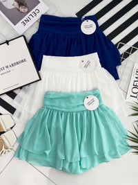 【S681131】‼️爆单王再次到货‼️【独家小圆饼】高质量西装拼雪纺蓬蓬高腰裙子【A-R3-C4】