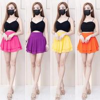 【S681131】‼️爆单王再次到货‼️【独家小圆饼】高质量西装拼雪纺蓬蓬高腰裙子【A-R3-C4】