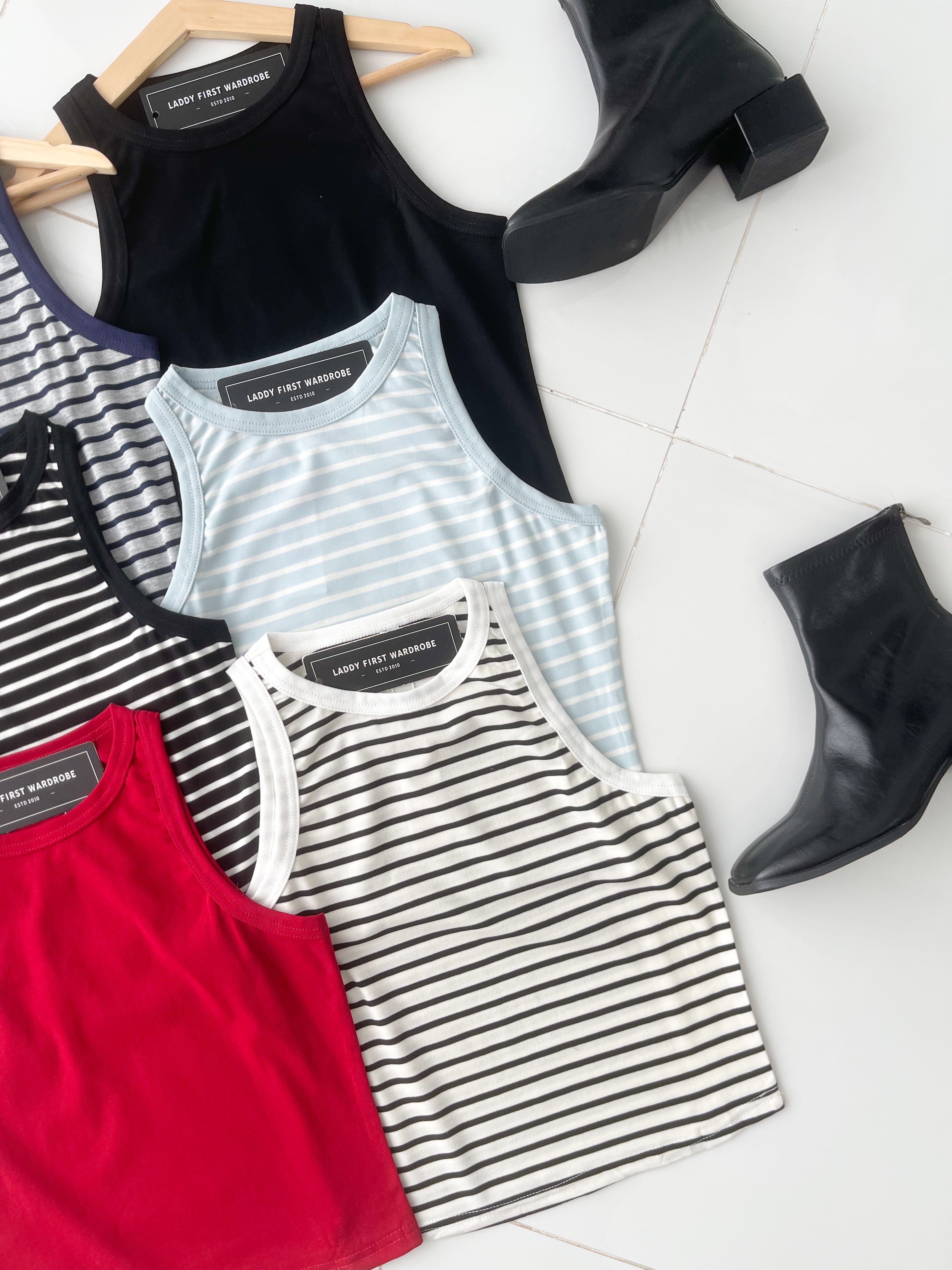 【T14582 / 9171】高品质纯棉弹力无袖百搭上衣 ❤️❤️