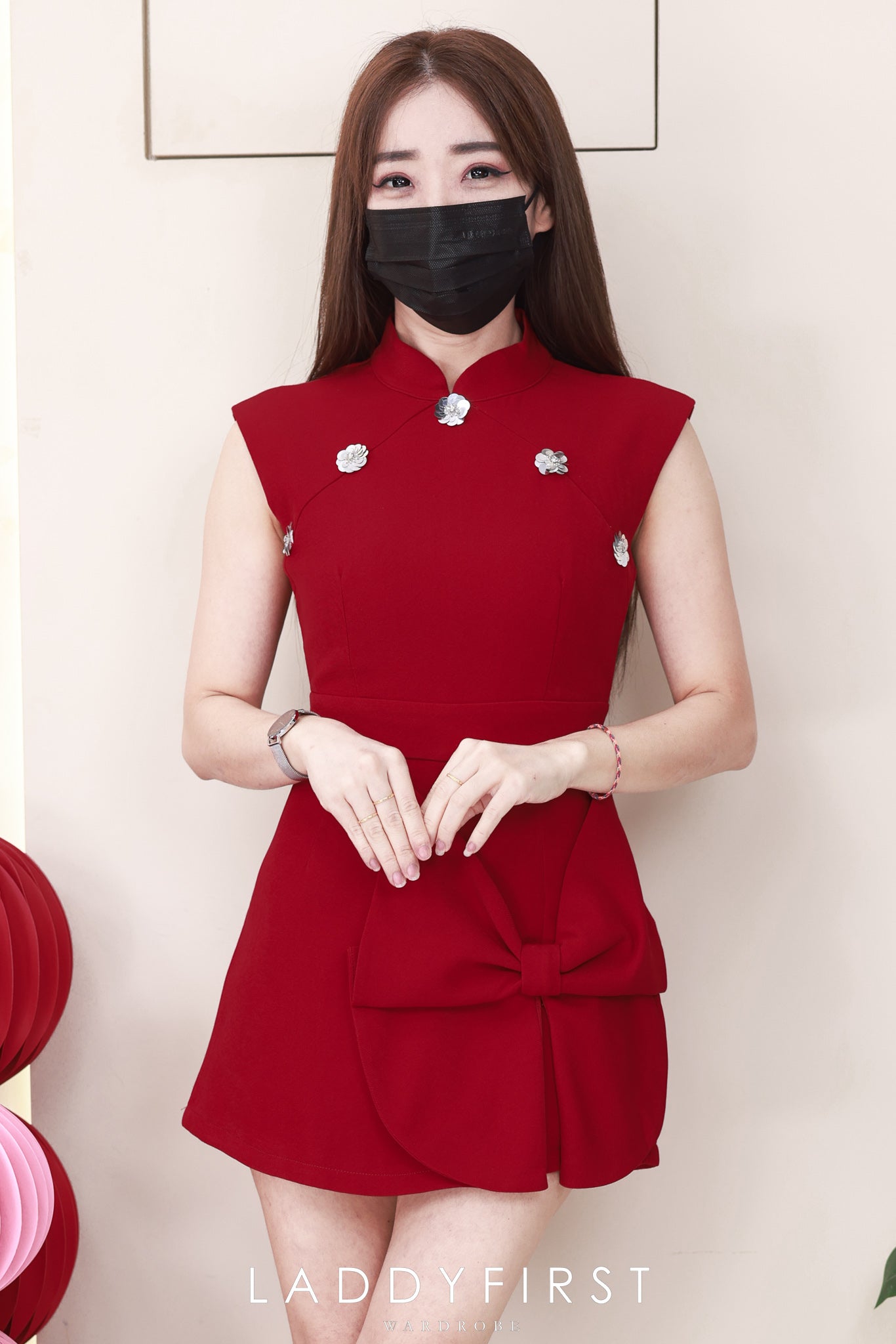 【D8238421】高品质高级感大气蝴蝶结设计西装连身裤裙 ❤❤ 【B-R1-C4】