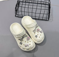 【R7400】✨现货✨ 高品质增高加厚卡通女孩洞洞鞋 ❤️