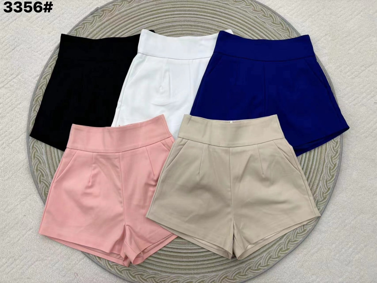 【S3356】 🧧 宠粉福利回馈 🧧 *版型推荐 * LFW独家爆款高品质版型绝美高腰显瘦高腰西装百搭短裤，有口袋 #内层有里布 #百搭必备 🔥🔥 【C-R3-C3】