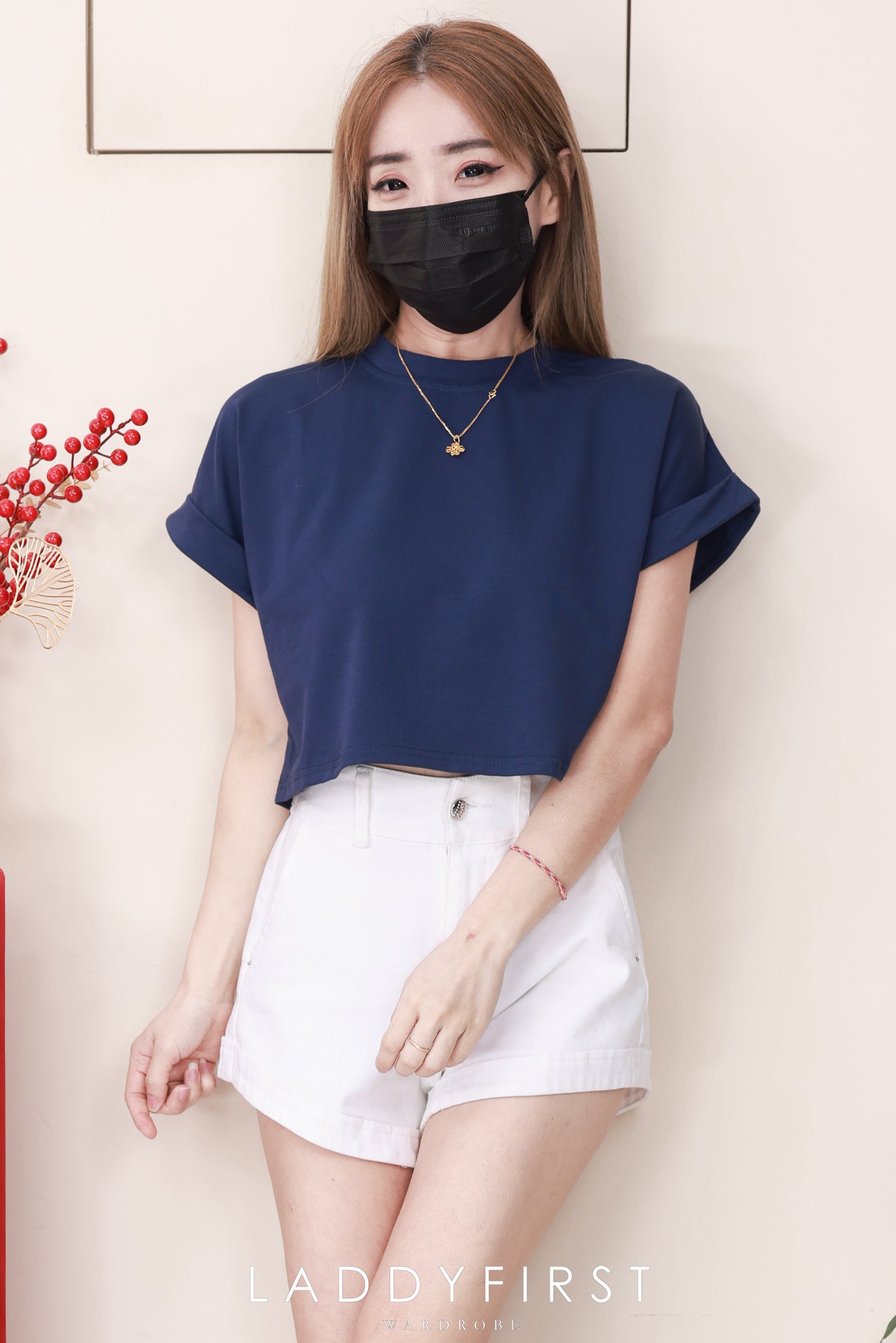 【T80525】高品质纯棉弹力短版宽松舒服短袖百搭上衣 ❤❤