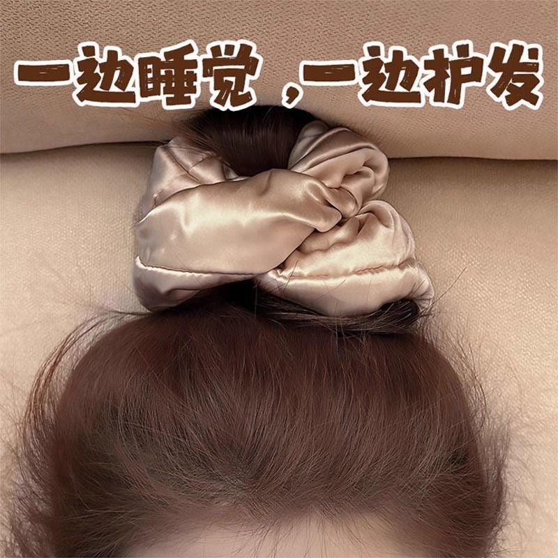 【DG7036】✨现货✨ 明星同款大号丝填充护发睡眠发圈 ❤️