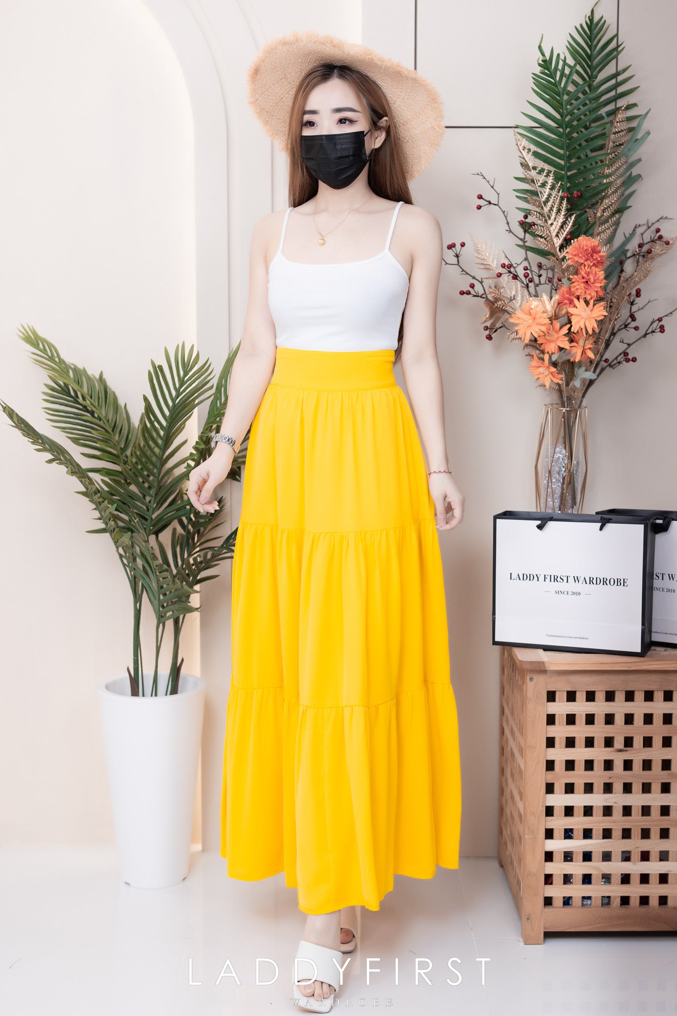 【L1657】【网站福利款✨】独家爆款百褶蛋糕西装垂感大摆韩版长裙【A-R3-C4】