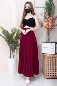 【L1657】【网站福利款✨】独家爆款百褶蛋糕西装垂感大摆韩版长裙【A-R3-C4】