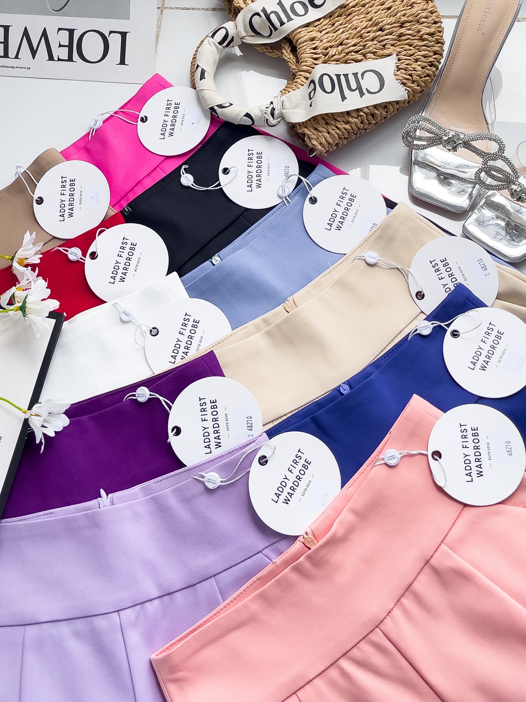 【S68210】LFW独家爆款【万能姐姐】高品质万能系列休闲简约日常百搭款西装高腰短裤，有口袋 #人人必入手 #必备百搭款 #高腰显瘦 ❤️❤️ 【C-R2-C6】