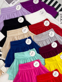 【S681131】‼️爆单王再次到货‼️【独家小圆饼】高质量西装拼雪纺蓬蓬高腰裙子【A-R3-C4】