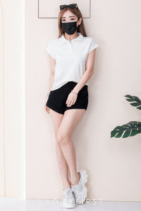 【T2628】高品质POLO翻领短袖宽松简约休闲百搭上衣 ❤❤【A-R1-C1】
