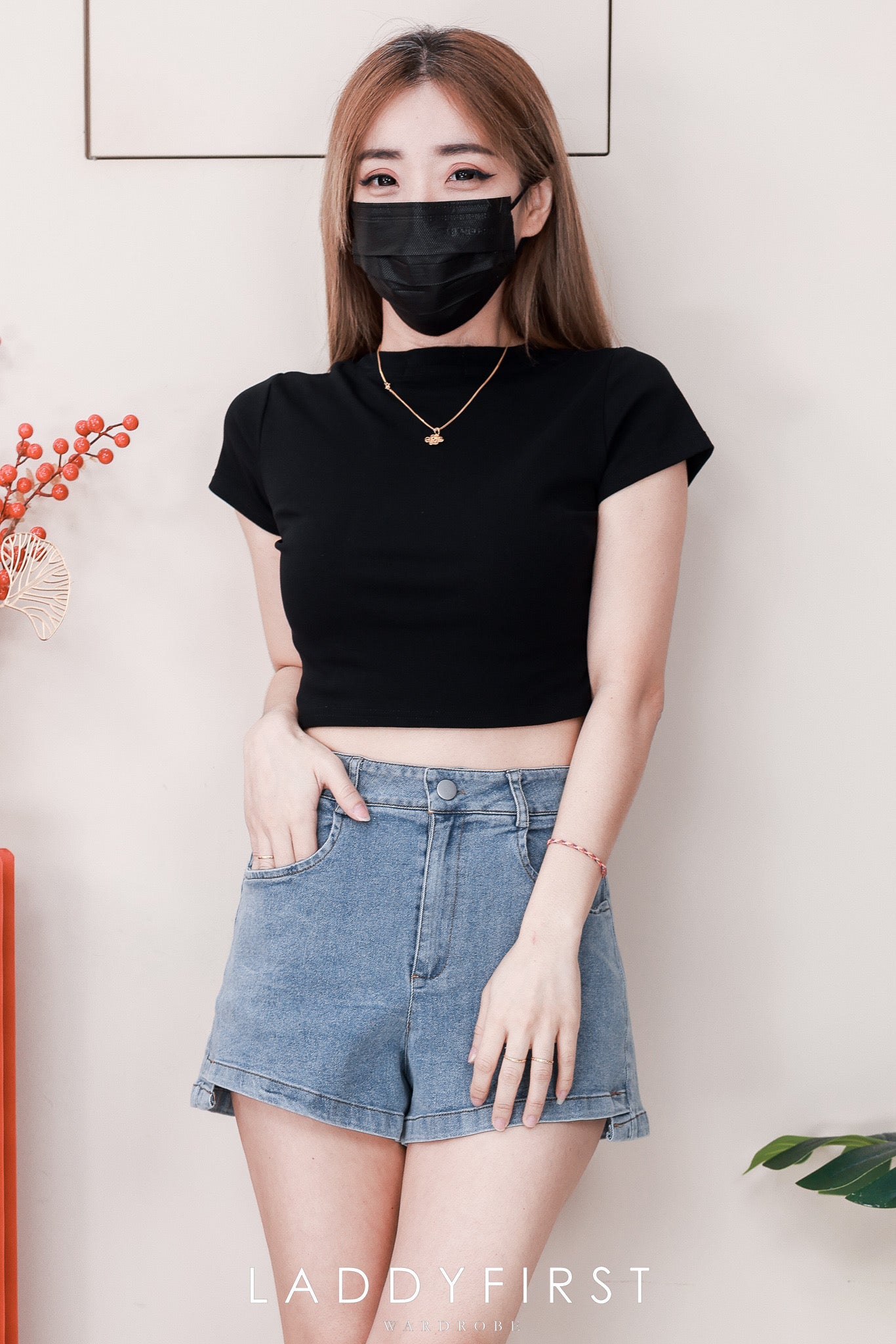 【S4969 / 19741】高品质COTTON JEANS简约日常休闲百搭牛仔长裤，有口袋 ❤️❤️