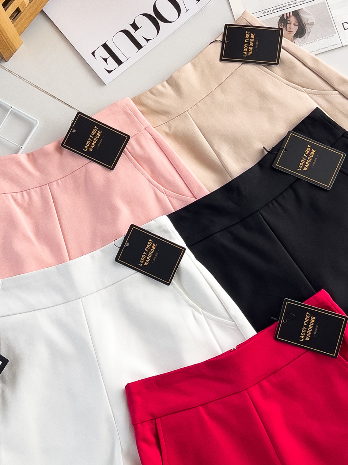 【S3478】独家爆款高品质万能系列休闲简约日常百搭款西装高腰短裤，有口袋 #内层加里布 #必备百搭款 #高腰显瘦 ❤️❤️ 【A-R2-C4】