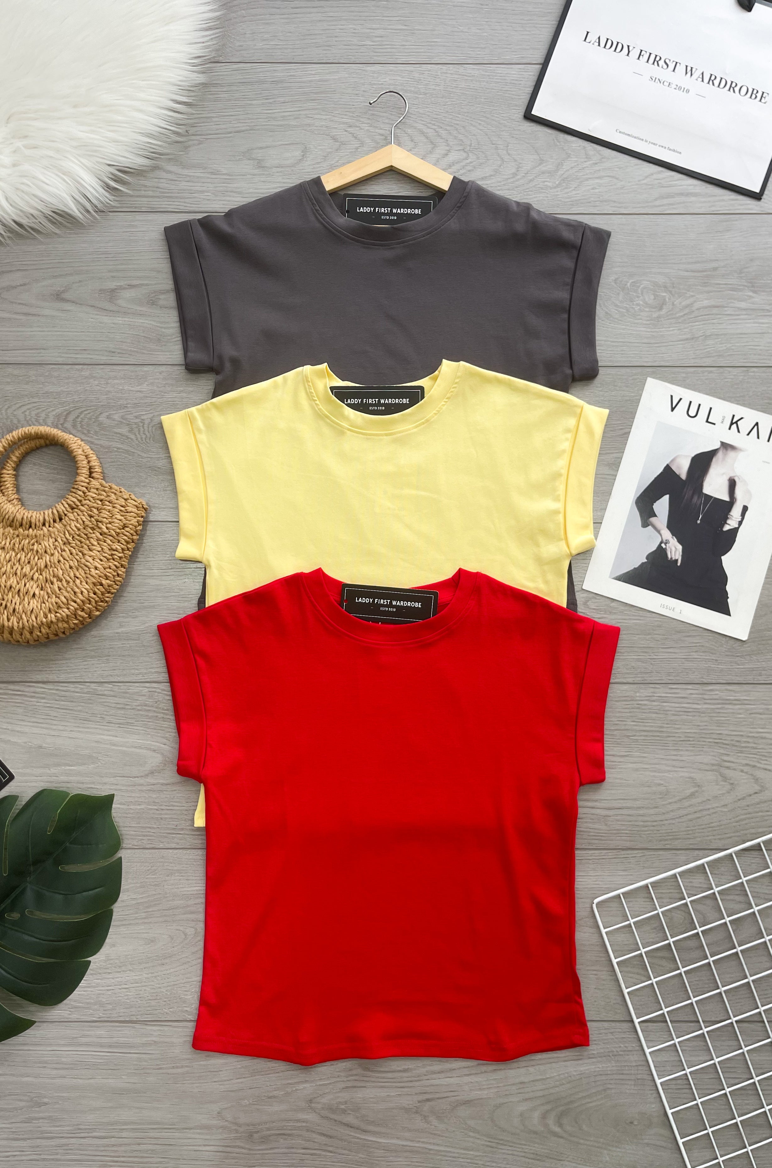 【T6394】高品质纯棉弹力宽松版日常简约休闲百搭上衣 ❤❤