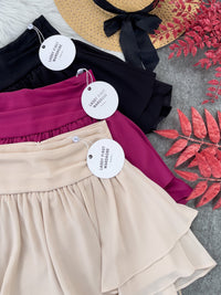 【S681131】‼️爆单王再次到货‼️【独家小圆饼】高质量西装拼雪纺蓬蓬高腰裙子【A-R3-C4】