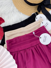 【S681131】‼️爆单王再次到货‼️【独家小圆饼】高质量西装拼雪纺蓬蓬高腰裙子【A-R3-C4】