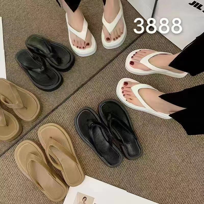 【R3888】 【网站福利款✨】高质量厚底高夹脚休闲拖鞋 ❤️❤️