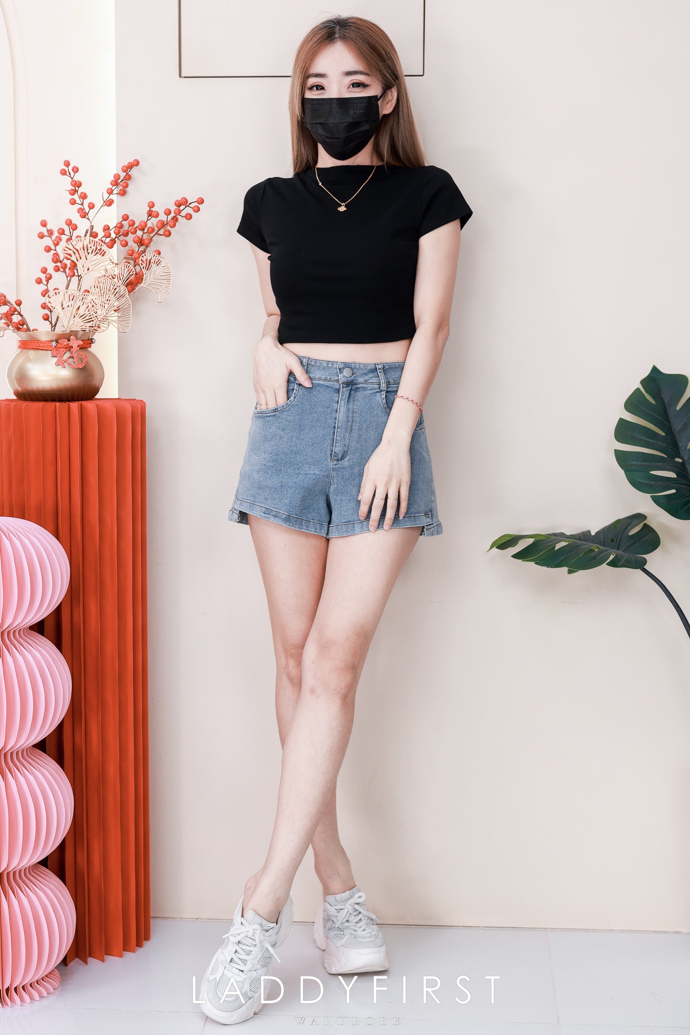 【S4969 / 19741】高品质COTTON JEANS简约日常休闲百搭牛仔长裤，有口袋 ❤️❤️